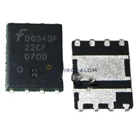   onsemi FDMS3664S gyári tápvezérlő IC chip – Asymmetric Dual N-Channel MOSFET Power Stage (PQFN-56 5x6mm)