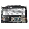 Lenovo IdeaPad Y700, Y700-15, Y700-15ISK, Y700-15ACZ felső burkolat, fekete