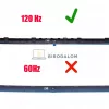 Dell Inspiron 15 3530 3535 / Vostro 15 3520 3530 kijelző keret, fekete