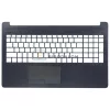 HP 15-DA, 15-DB, 15-DA0012DX, 15-DA1018NV, 15-DB1100NY felső burkolat (palmrest), fekete