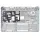 HP ProBook 640 G2, 640 G3, 645 G2, 645 G3 felső burkolat, ezüst, 4 gombos touchpadhoz (840720-001)