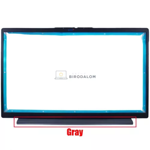 Lenovo IdeaPad 3-15ITL6 82H8, IdeaPad 3-15ALC6 82KU, IdeaPad 3-15ADA6 82KR, IdeaPad 3 15IAU7 82RK kijelző keret, szürke