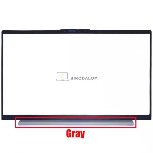 Lenovo IdeaPad 5-15IIL05, 5-15ARE05, 5-15ITL05, 5-15ALC05 kijelző keret, szürke