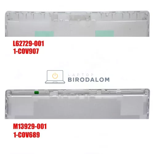 HP EliteBook 745 G6, 840 G5, 840 G6 kijelző hátlap, ezüst