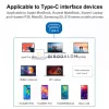 USB-C dokkoló, 7 az 1-ben, fix USB-C kábell (HDMI 4K@30Hz (2K@60Hz), 2x USB-A 3.0 (5 Gbps)) (OEM) (HW-TC39)