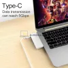 USB-C hub, 5 az 1-ben, megfordítható US (1x USB-A 3.0 (5 Gbps), 1x USB-A 2.0, SD kártyaolvasó) (OEM) (HW-TC13)