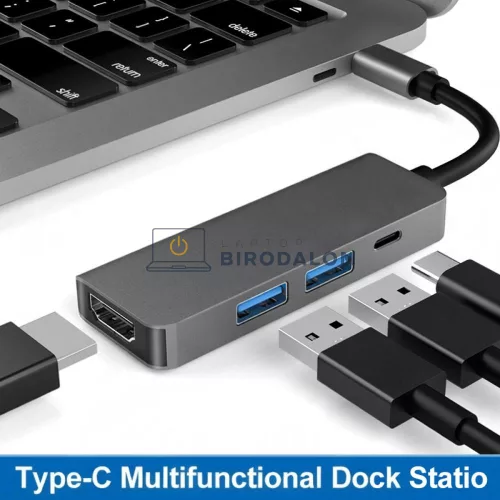 USB-C hub, 4 portos (4x USB) (OEM) (HW-TC16)
