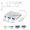 USB-C hub, 4 az 1-ben (USB 3.0 és USB 2.0 portok, összesen 4 port) (OEM)