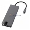 USB-C dokkoló (HDMI, VGA, USB hub, kártyaolvasó) (OEM)