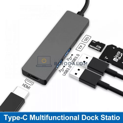 USB-C dokkoló (HDMI, USB 3.0) (OEM)