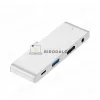 USB-C dokkoló, multifunkciós HUB (HDMI, USB-C bemenet) (OEM)