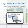 USB-C dokkoló, multifunkciós HUB (HDMI, USB-C bemenet) (OEM)