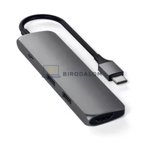 USB-C hub, 6 az 1-ben (HDMI) (OEM)