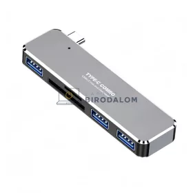 USB-C hub, multifunkciós hub (USB 3.0) (OEM)