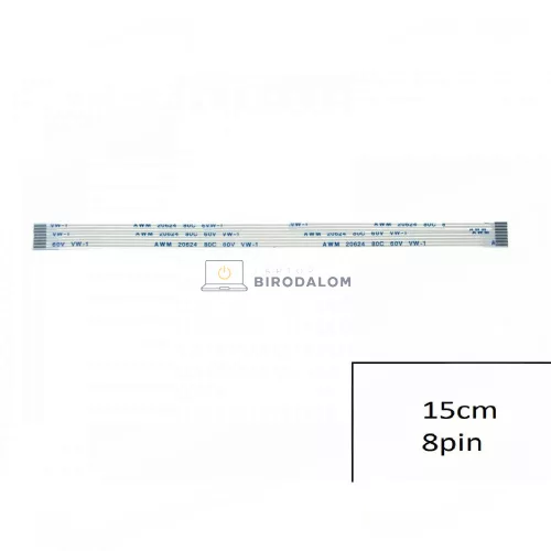 Acer Aspire, HP DV6 board interface gyári FFC szalagkábel, 8 pin, 15 cm