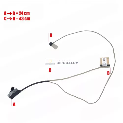 Asus ROG Strix GL703, GL703GS, GL703GM, GL703VD gyári LCD kábel, 40 pin (EDP)