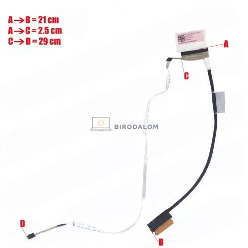 HP Pavilion 17-CD, 17-CB, Pavilion Gaming 17-cd0024nv LCD kábel, 30 pin