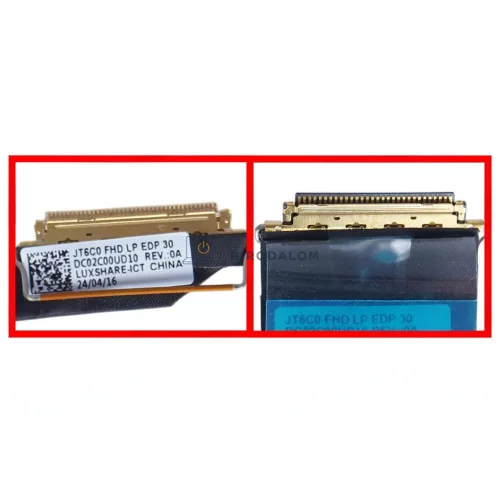 Lenovo ThinkPad T16 Gen 1 21BV, P16s Gen 1, T16 Gen 2 gyári LCD kábel, 30 pin, FHD