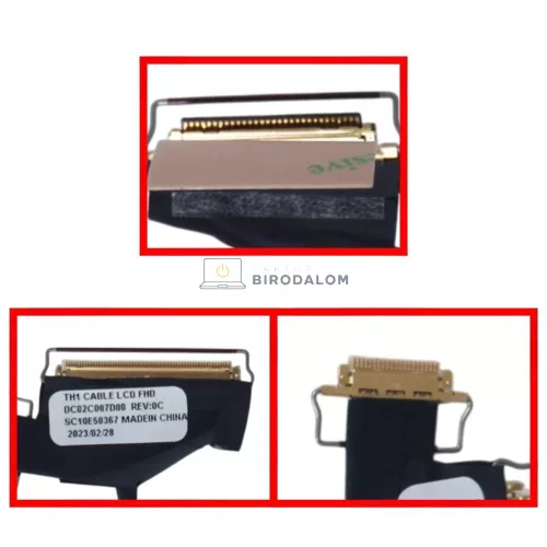 Lenovo ThinkPad T460s, ThinkPad T470s gyári LCD kábel, 30 pin