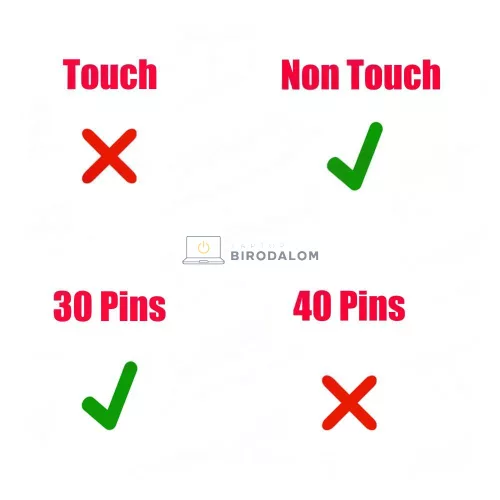 Lenovo ThinkPad T460s, ThinkPad T470s gyári LCD kábel, 30 pin