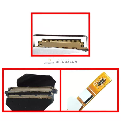 Dell Latitude 14 7410 gyári LCD kábel, 30 pin