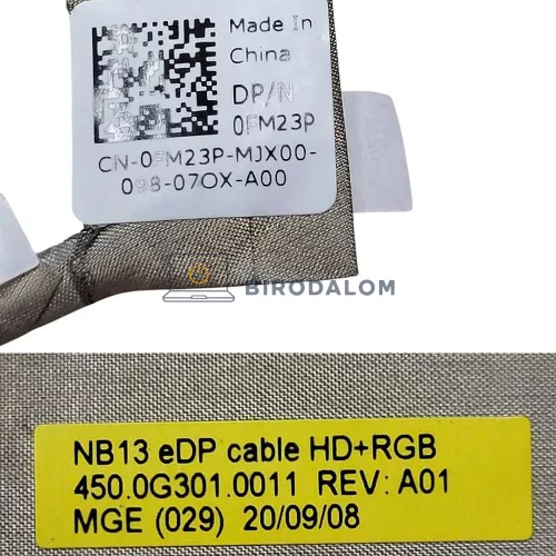 Dell Latitude 5300 LCD kábel, 30 pin (FM23P, 0FM23P)