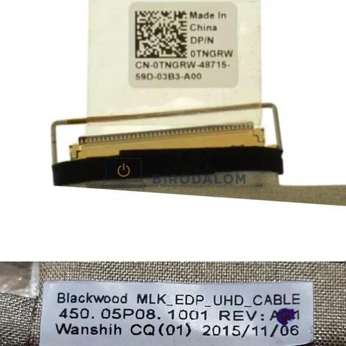 Dell Inspiron 15 7568 LCD kábel, 40 pin (TNGRW, 0TNGRW)