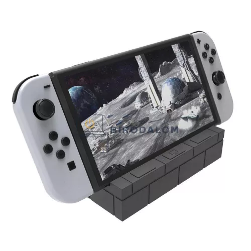 Nintendo Switch / Switch OLED töltőállomás dokkoló Type-C, LAN, HDMI, USB 3.0, SD kártyatartó, kivet