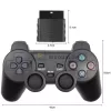 Sony PlayStation PS1 / PS2 Wireless 2.4G Dual Vibration kontroller (OEM), fekete
