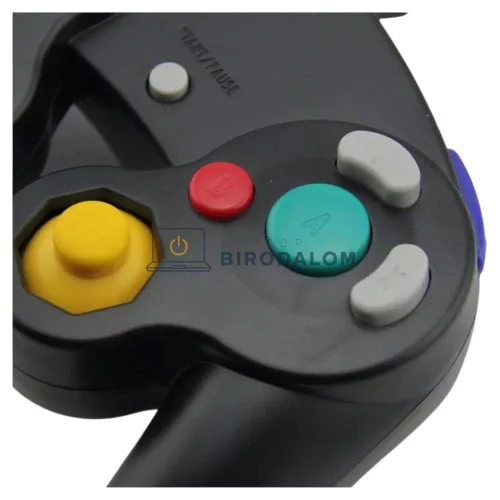Nintendo GameCube / Wii / Wii U Vezetékes kontroller gamepad (OEM), fekete