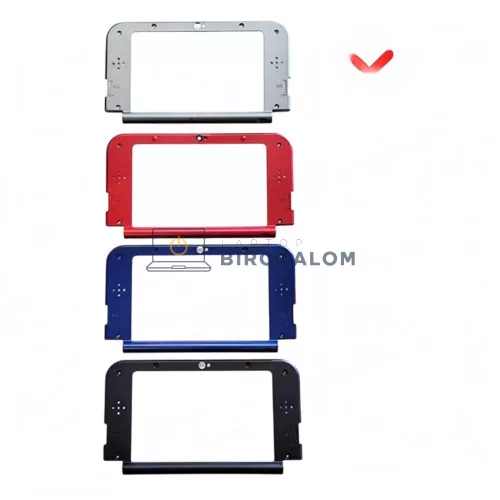 Nintendo New 3DS XL kijelzőkeret felső ház, piros (OEM)