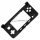 Nintendo 3DS középső ház keret (Middle Frame Housing Shell), fekete