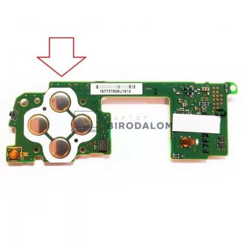Nintendo Switch Joy-Con HAC-015 HAC-016 gombszett vezető fólia D-Pad és ABXY gombok (OEM)
