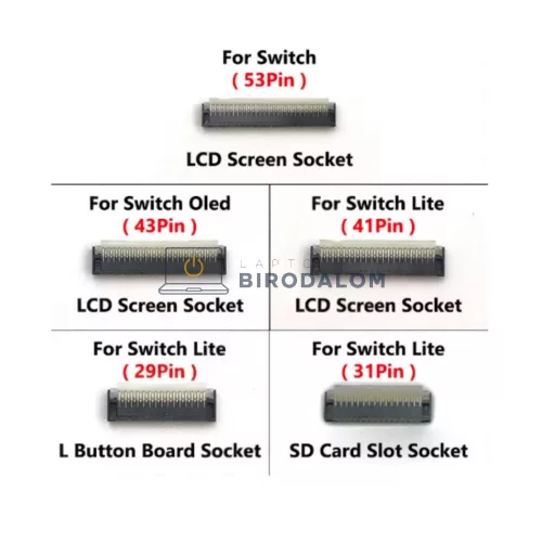 Nintendo Switch Lite bal oldali csatlakozó panel (OEM) – 29 érintkezős