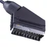 Sony PlayStation 1 / PSX / PS One / PS2 / PS3 SCART RGB csatlakozó kábel, fekete