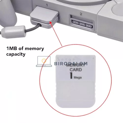 Sony PlayStation 1 / PSX / PS One memóriakártya 1MB, világosszürke (OEM)