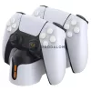 DOBE PS5 DualSense / DualSense Edge Controller Dupla Töltőállomás USB Type-C, fehér (TP5-1501S)