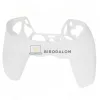 Sony DualSense Edge Controller szilikon védőborítás thumbstick sapkákkal, átlátszó fehér