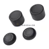 Dobe TY-0817 Szilikon Analóg Kar Sapka Szett Sony PS5 DualSense Edge / PS4 Controller Gamepadhoz, Fekete (4 db)