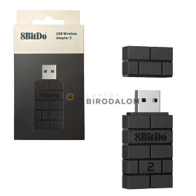   8Bitdo USB Bluetooth Wireless Adapter 2 – Nintendo Switch Pro / Joy-Con / PS3 / PS4 / PS5 / Xbox / Wii U Pro vezeték nélküli adapter