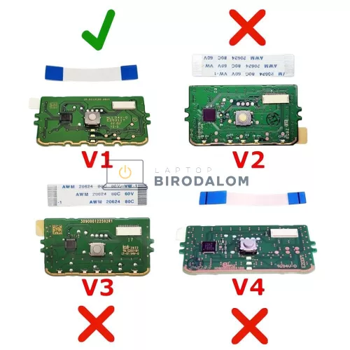 Sony PlayStation 5 DualSense Edge érintőpanel flex kábel (OEM) BDM-010 (309000122592R1)