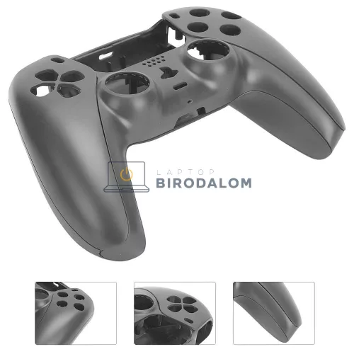 Sony PlayStation 5 PS5 DualSense Edge kontroller BDM-010 / BDM-020 / BDM-030 / BDM-040 / BDM-050 teljes ház burkolat előlap + hátlap készlet, szürke (OEM)