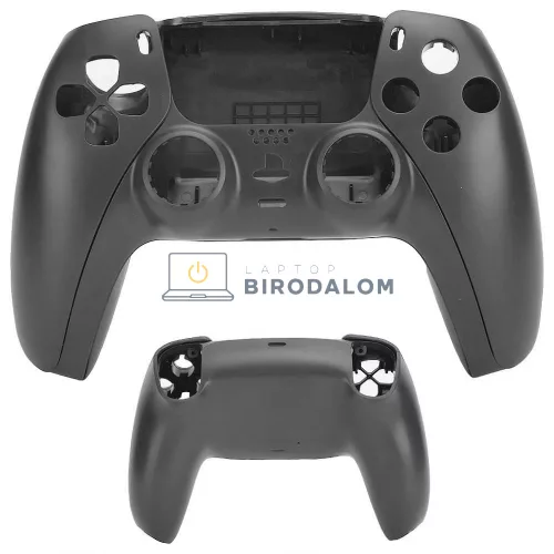 Sony PlayStation 5 PS5 DualSense Edge kontroller BDM-010 / BDM-020 / BDM-030 / BDM-040 / BDM-050 teljes ház burkolat előlap + hátlap készlet, szürke (OEM)