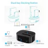 HDD dokkoló állomás, offline SSD/HDD klónozás szá (2x SATA férőhely (2.5"/3.5"), USB 3.0 csatlakozás) (OEM) (6228US3-C-B
