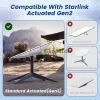 Starlink Gen 2 (V2) lapos kábel RJ45 adapter, vízálló, szürke