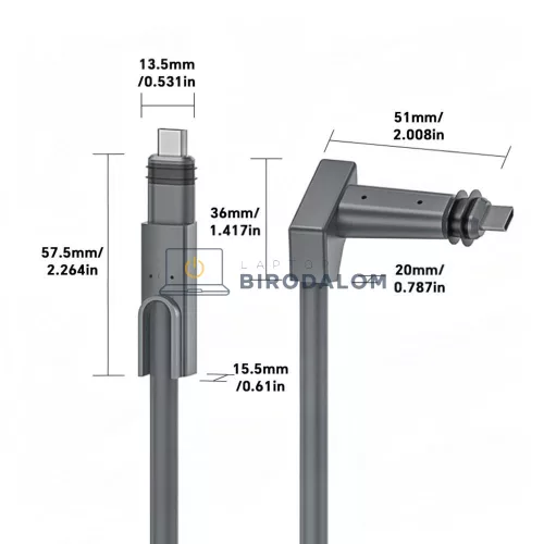 Starlink Gen 2 (V2) hosszabbító kábel, 30FT/9.5M, vízálló, szürke (OEM)