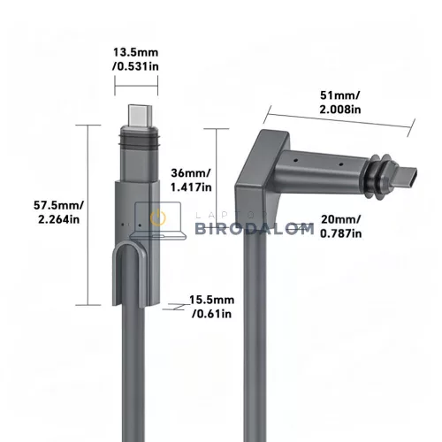 Starlink Gen 2 (V2) hosszabbító kábel, 6 m, vízálló (OEM) (1-PER0028, 1-PER0024)