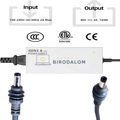 Starlink hálózati tápegység, 48V 3A 144W (OEM) (GQ150A-4800300-E1)
