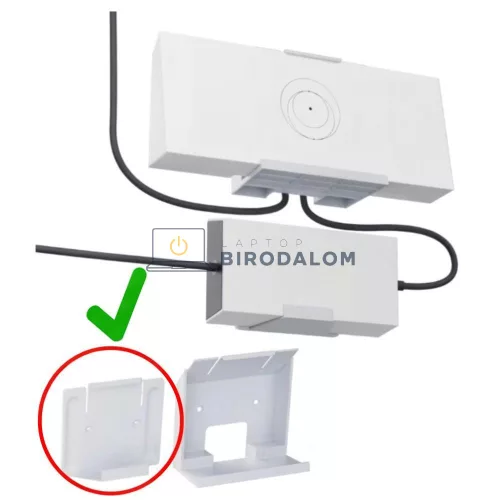 Starlink Gen 3 fali tartó (router + tápegység), fehér ABS (OEM)