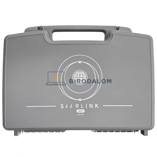 Starlink Mini utazótáska szervezővel, szürke, kemény védőtok (OEM)